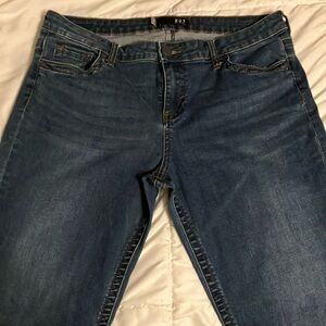 Kut From The Kloth Stevie Straight Leg Denim Jean Size 16 Admiration Wash S83